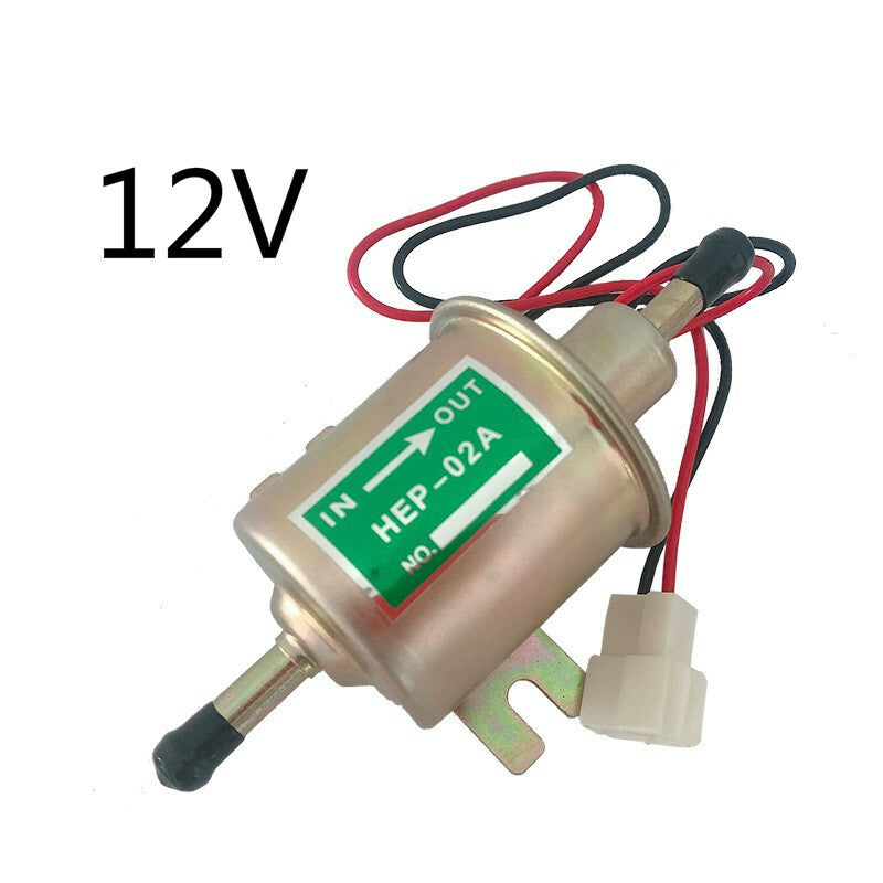 Universal Low Pressure 4-7PSI Diesel Gas Inline Electric Fuel Pump 12 V HEP-02A