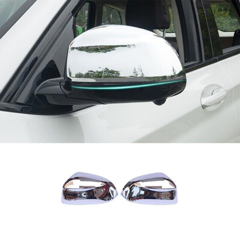 for BMW X3 G01 2018-2021 ABS Chrome Exterior Door Rear View Mirror Cover Trim 2P