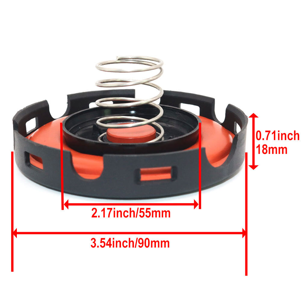 2PCS PCV Valve Diaphragm Repair Kit Fit for VW Beetle for Golf for Jetta Rabbit 2.5/2.0L
