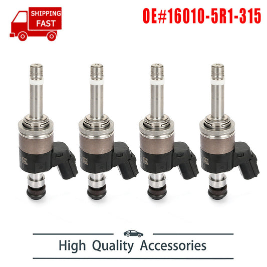 4pcs Fuel Injectors 16010-5R1-315 for Honda Fit For 2015-2019 1.5L KA6MT KACVT