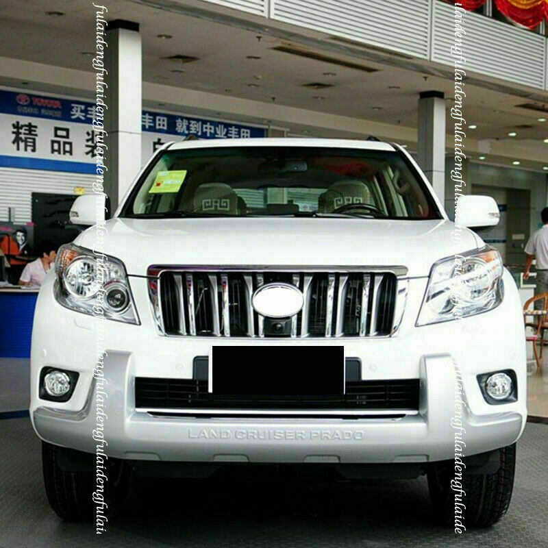 1p for Toyota Prado FJ150 2010-2013 Chrome Front Hood Cover Decor strips replace