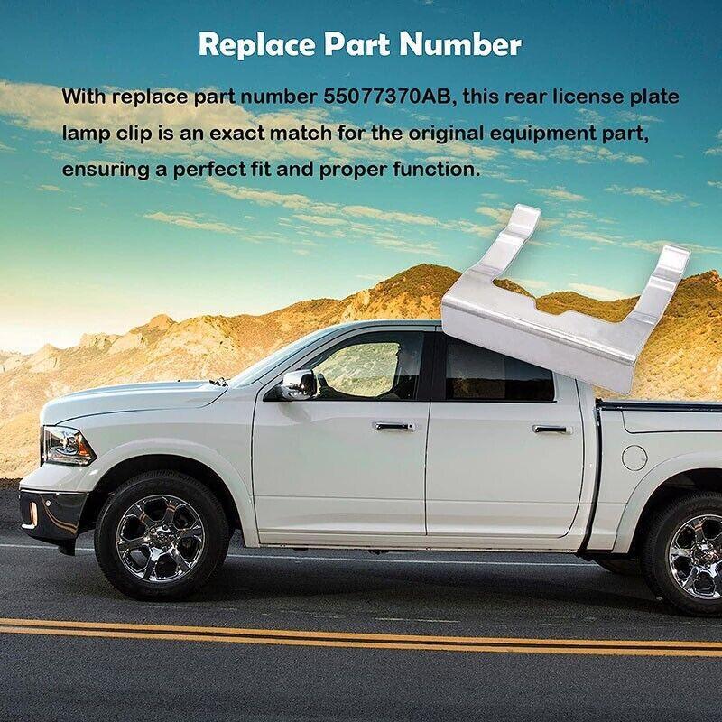 Rear license plate light clip replacement for 2002-2022 for Dodge for Ram 55077370AB