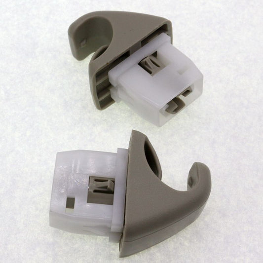 2. Driver and passenger beige sun visor clip kit 96409ED000 for Nissan Murano 03-07