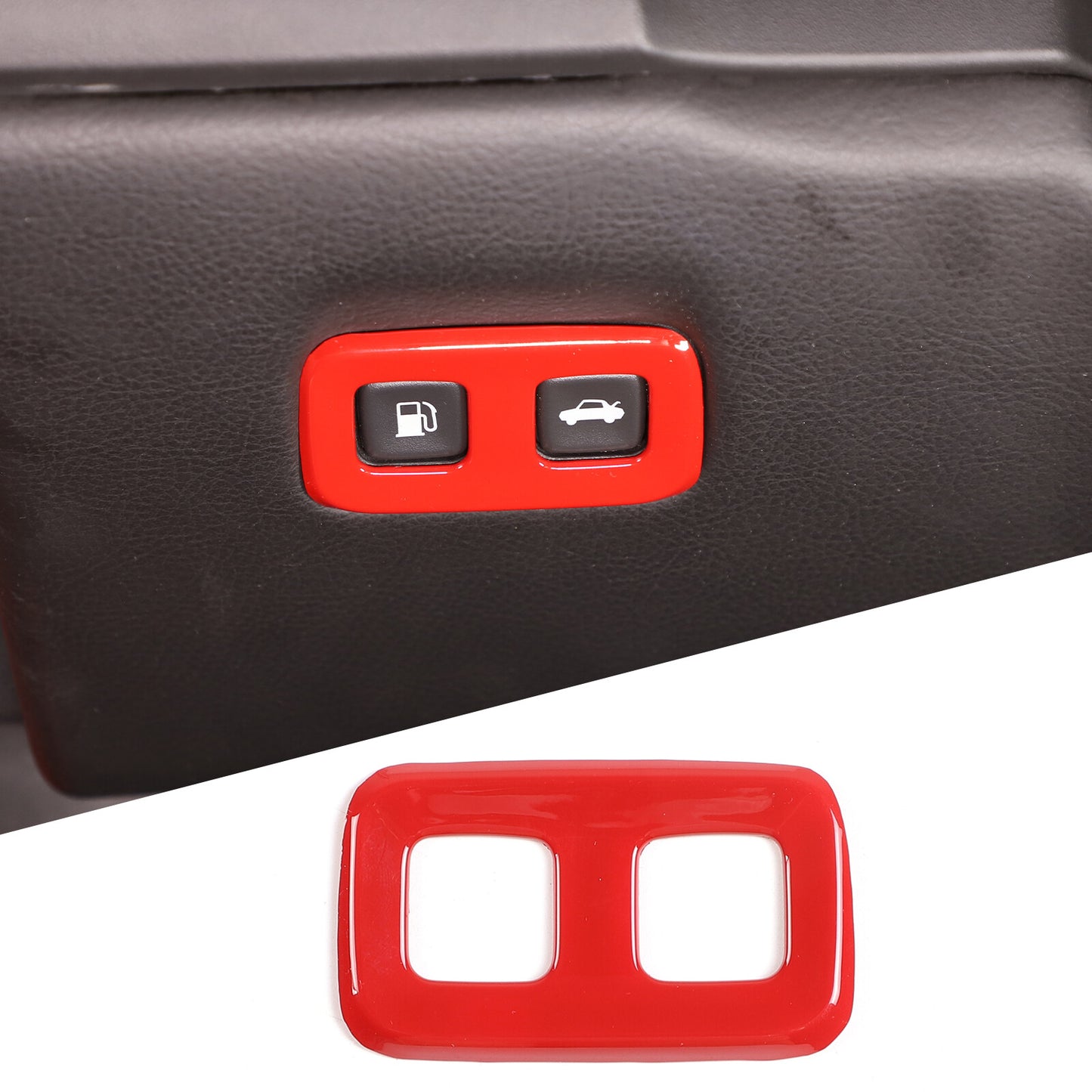 ABS carbon fiber dashboard navigation cover trim for Jaguar for F-Type 2013-2018