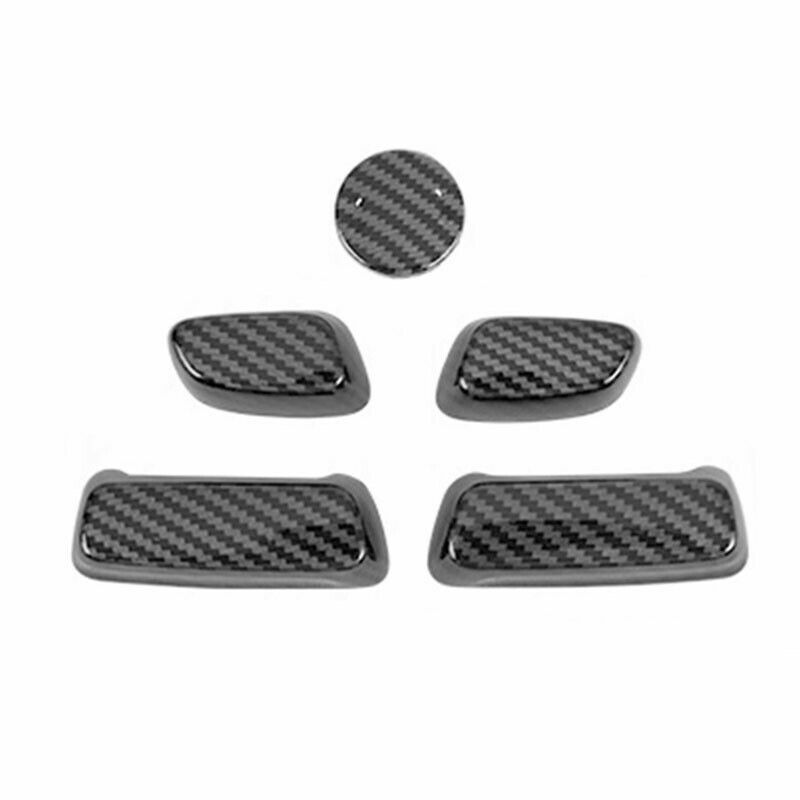 For 2015-2020 for Toyota for Sienna 5x Carbon fiber for Seat adjust frame decoration trim
