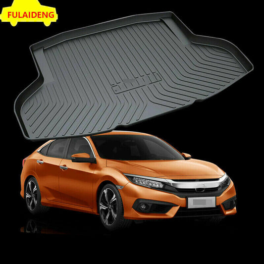 for Honda for Civic Sedan 2016-2021 Pad Cargo TPO Mat Rear Trunk Tray Liner Carpet