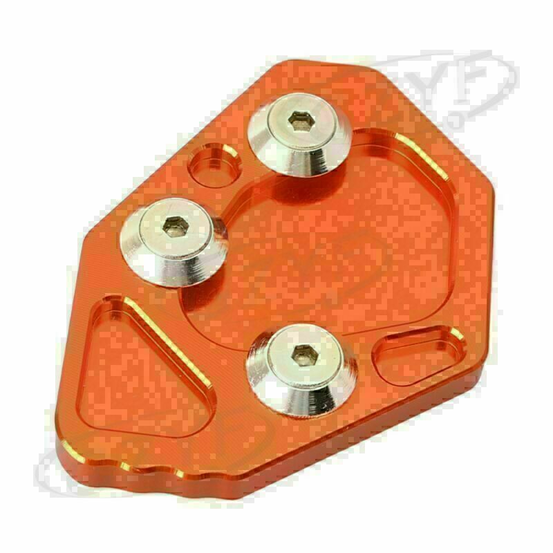 for BMW K1200S/R K1300S/R Kickstand Stand Enlarge Plate Pad Motor Orange UK