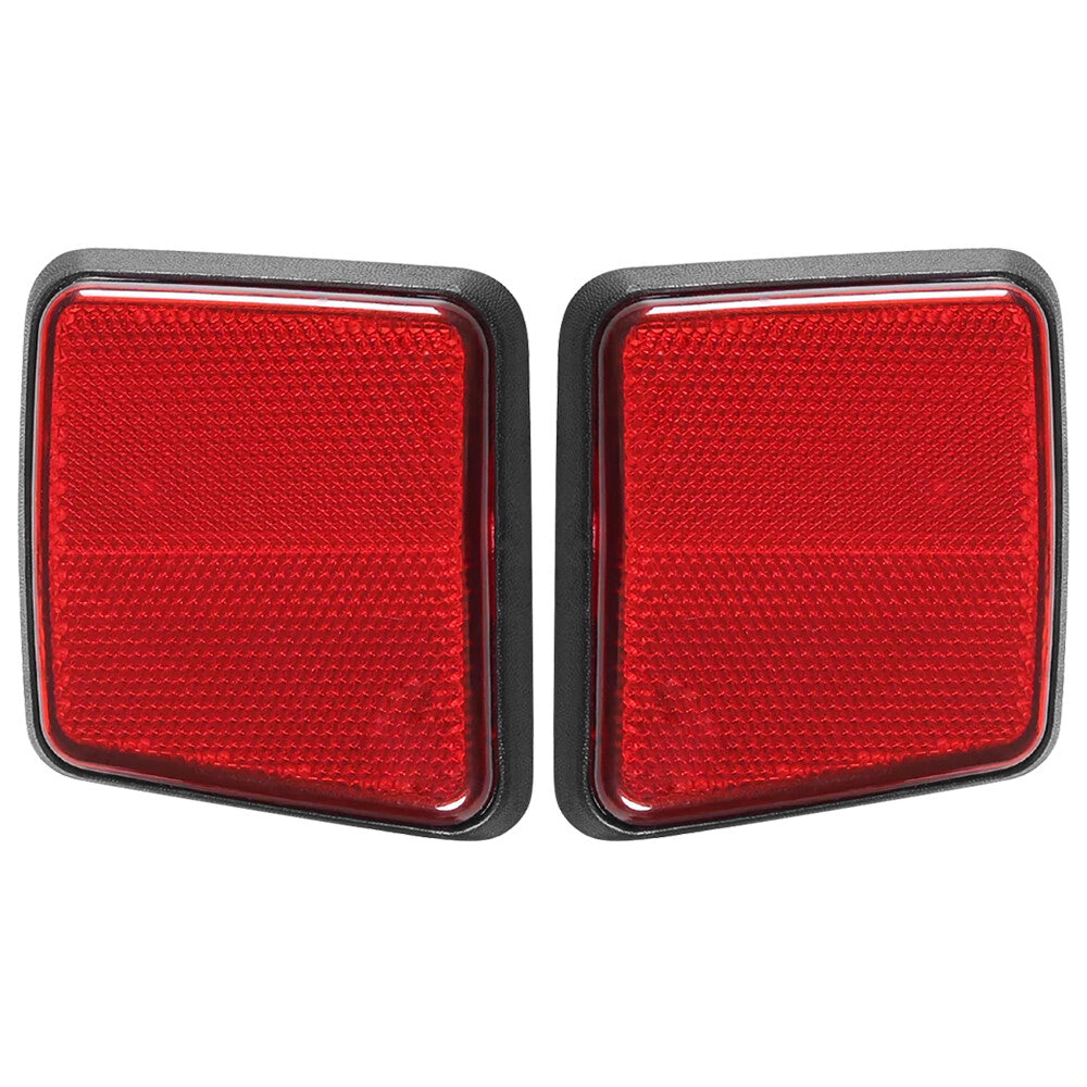 2Pcs For 2005-2007 Escape Left+Right Side Rear Bumper Reflector Red Replacement