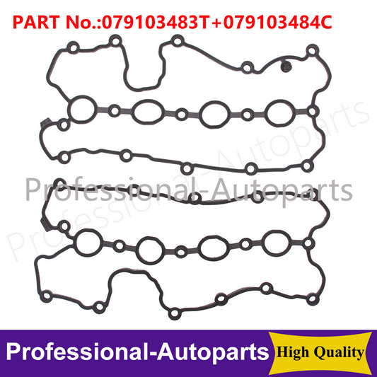 079103483T LRight Valve Cover Gasket Fit for A6 for A8 Quattro Q7 R8 for Audi V8 4.2L