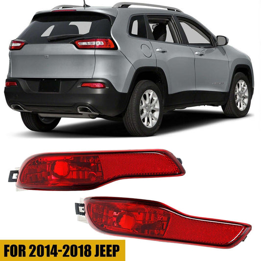 Suitable for 2014-16 for Jeep Cherokee right drive rear bumper reflector bumper light