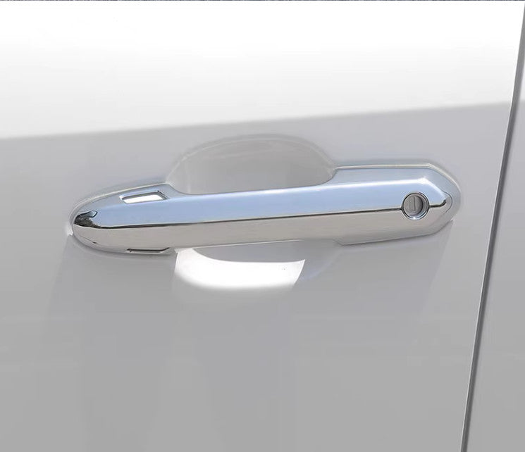 4PCS ABS Chrome Outside Door Handle Moulding Cover Trim for Toyota Rav4 19-2024