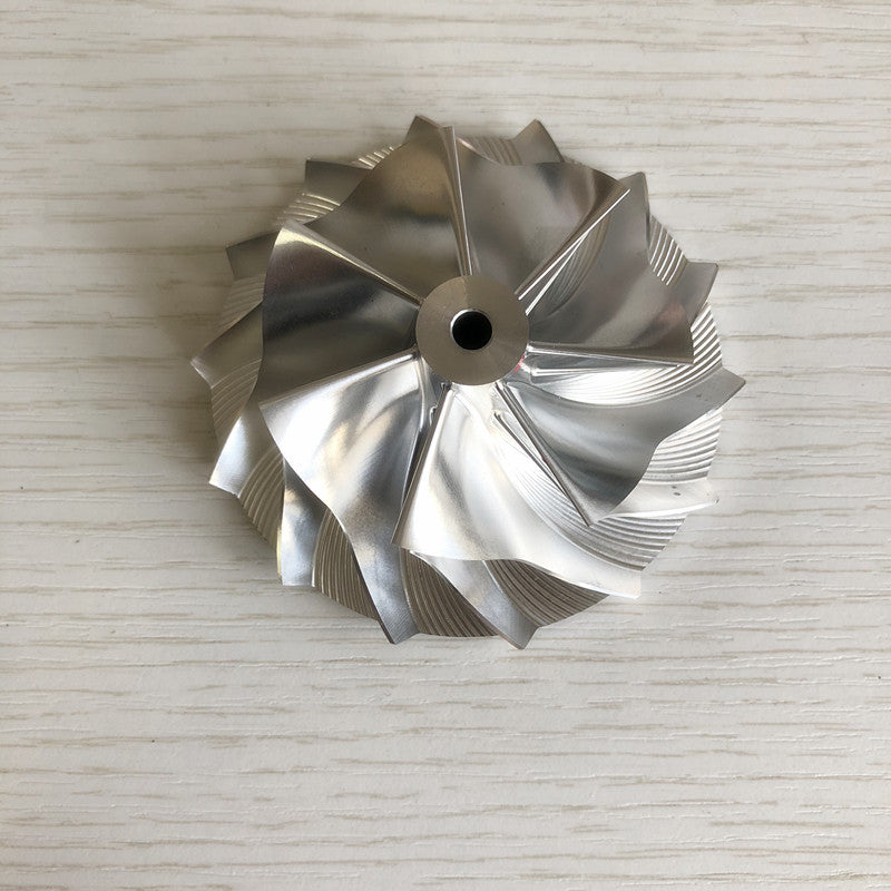 K04 52.00/71.00 mm 7+7 insert performance turbine milling/bulk compressor wheel