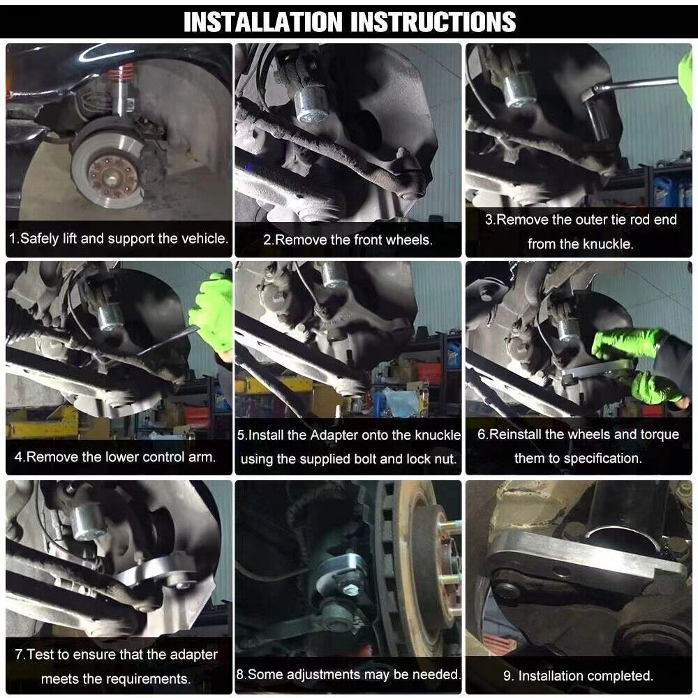 Aluminium Steering Lock Adapter Increasing Turn Angle Drift Lock Kit for BMW E3