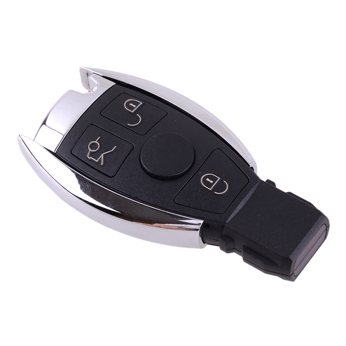 3 Buttons Uncut for Smart Key Remote Entry Fob Case Shell Fit for Mercedes-Benz