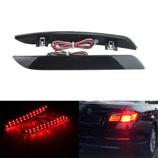 2× Für for BMW 5er F10 F11 F18 09-14 Reflektor Bremsleuchten Licht Rot 63147203238