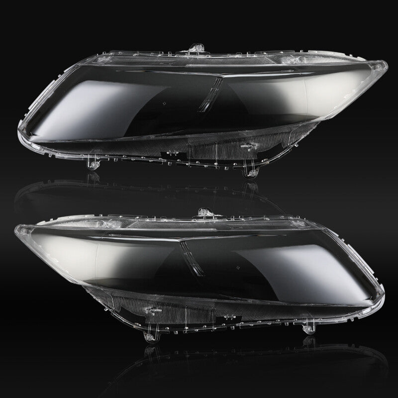 Two-piece headlight lens cover/lens housing cover for Honda for Civic 9th generation (2012-15)