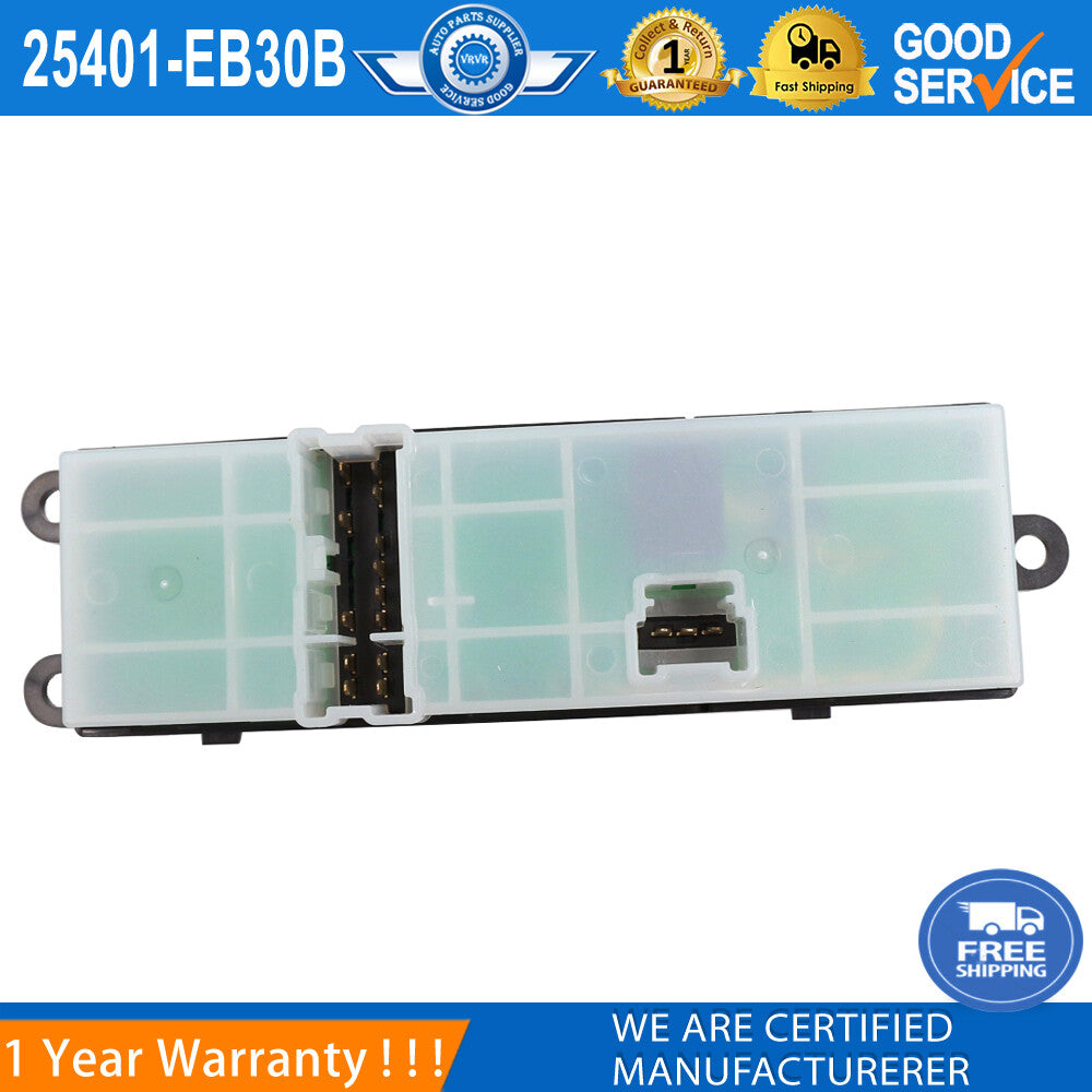 25401-EB30B Right Front Main Window Switch for Navara D40 04-16