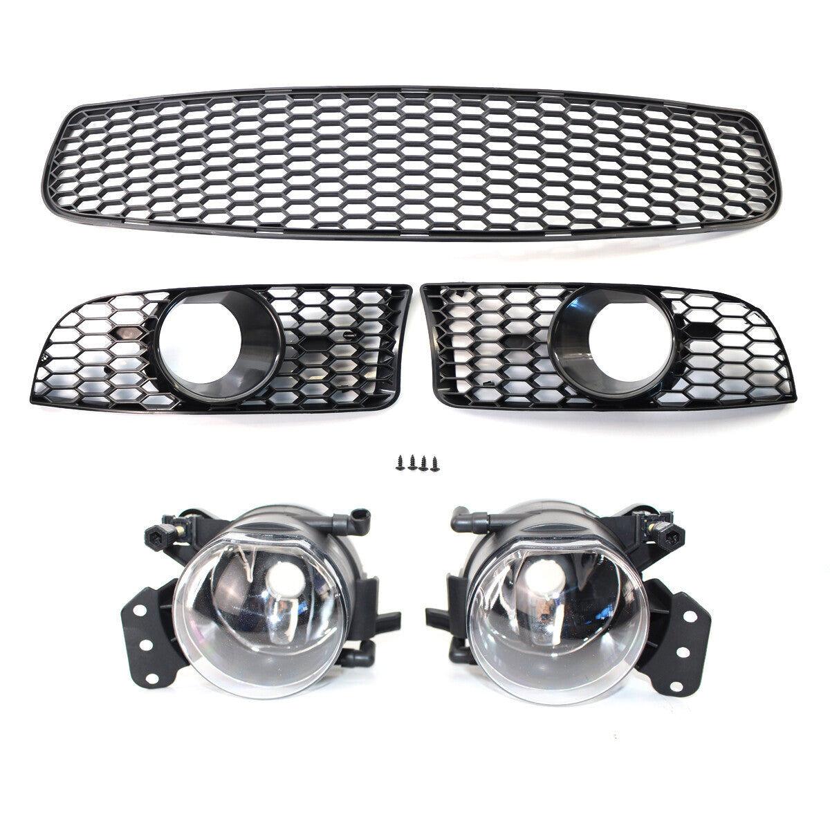 Front bumper fog light grille cover for BMW E90 3 Series 2009 - 2011 M3 style