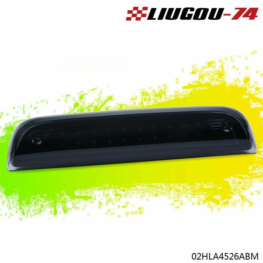 Suitable for 14-18 year old for Chevrolet Silverado for GMC for Sierra LED third brake light, black/smoked.
