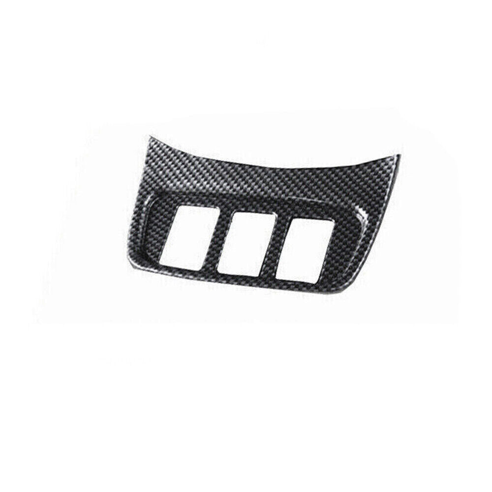 for Seat Memory Button Frame Cover Trim Fit for Nissan Sentra 2013-2019 Carbon Fiber
