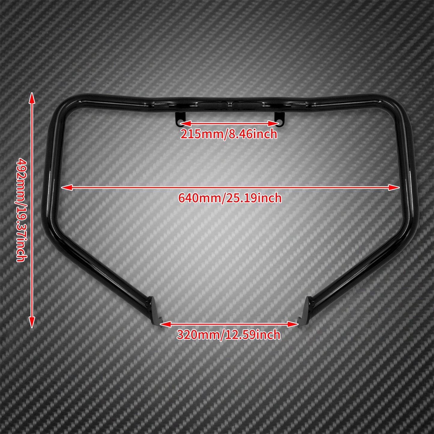 Gloss Black Engine Guard Crash Bar Fit for Harley Sportster S RH1250S 2021 2022