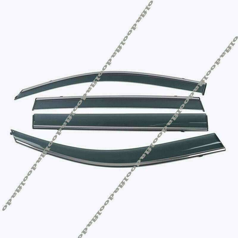 Window Visor Vent Shade Sun/Rain Guard Deflector for Toyota Highlander 2008-2013