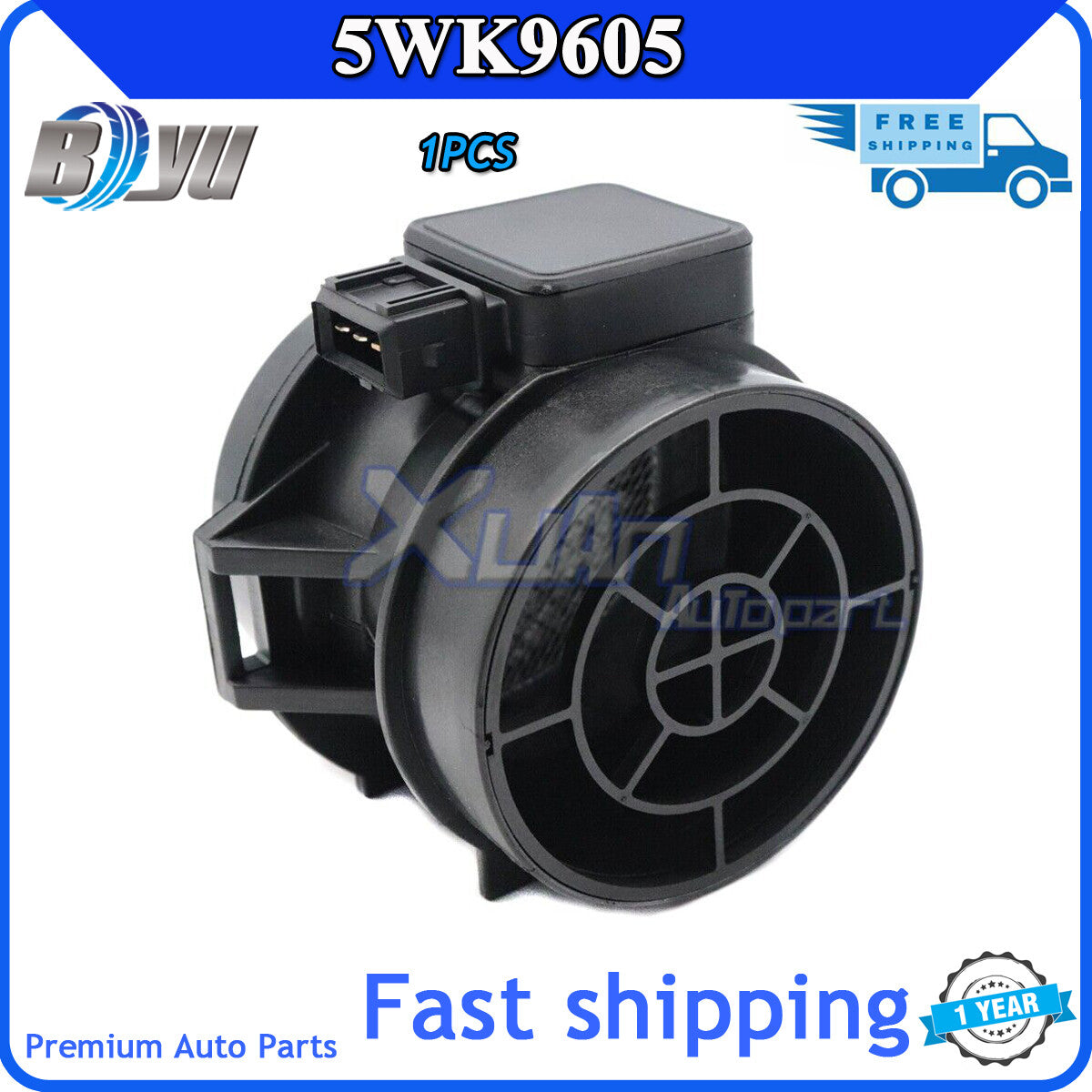 Flow Sensor for BMW E38 E39 E46 320i 323i 325i 328i 520i 523i 528i 728i 5WK9605