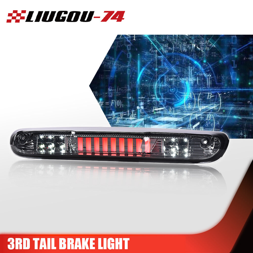 Suitable for 07-13 Silverado/ for Sierra 3D LED third taillight, cargo light, and smoke lens.
