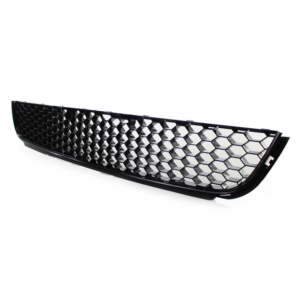 For 2010-2014 for Vw for Golf / for Jetta MK6 Honeycomb Mesh Lower Bumper Grille Gloss Black