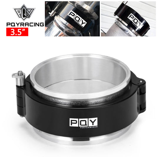 3.5 89mm Aluminum Quick Release V-Band Clamp Kit Intake Intercooler Pipe Metal