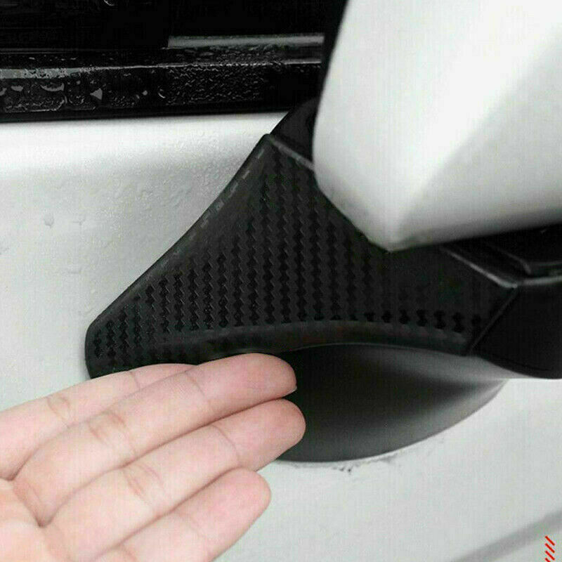 4X for Toyota for Camry 2018-2022 Carbon Fiber Rearview Mirror Base Cover Trim Strip