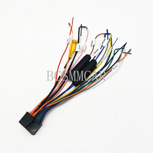 Car Cable Power Cord Modified Parts Radio Wiring Harness Connector Accessories