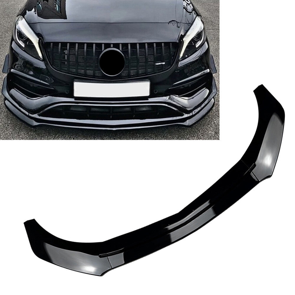 Car Front Bumper Lip Spoiler Splitter for Mercedes-Benz A-Class W176 A200 A260