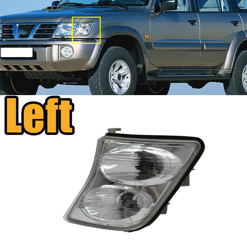 Left Corner Light turn signal No Harness For 2001-2004 for Nissan Patrol PATROL Y61