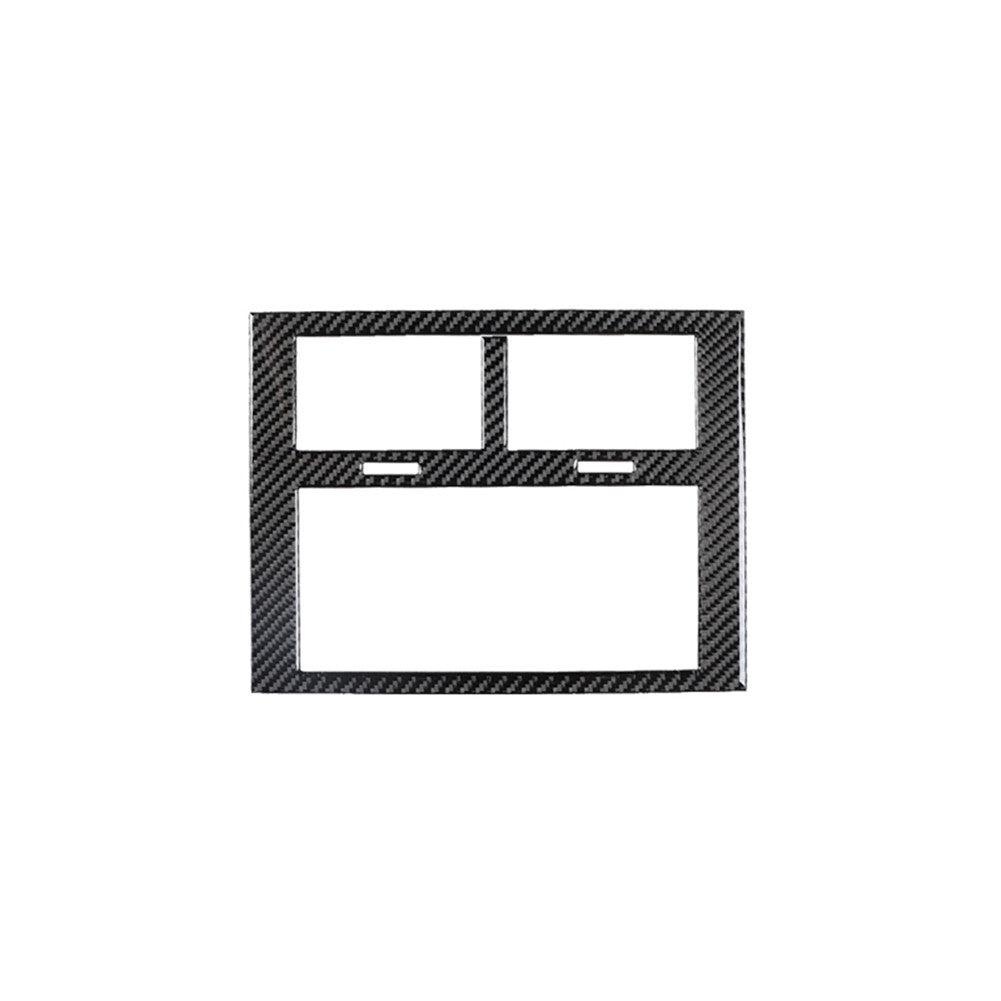Carbon Fiber Center Console Air Vent Panel Cover Trim for Jeep Liberty 2008-2012