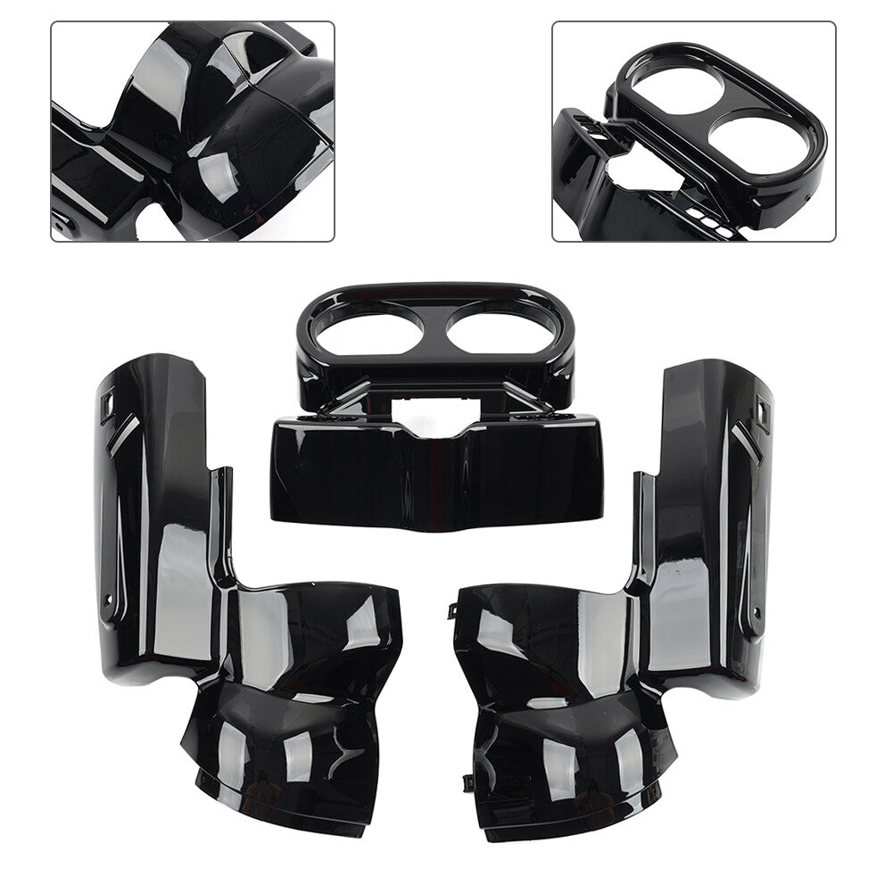 Instrument Housing Set Vivid Black Fit for Harley Road Glide 2015-2023
