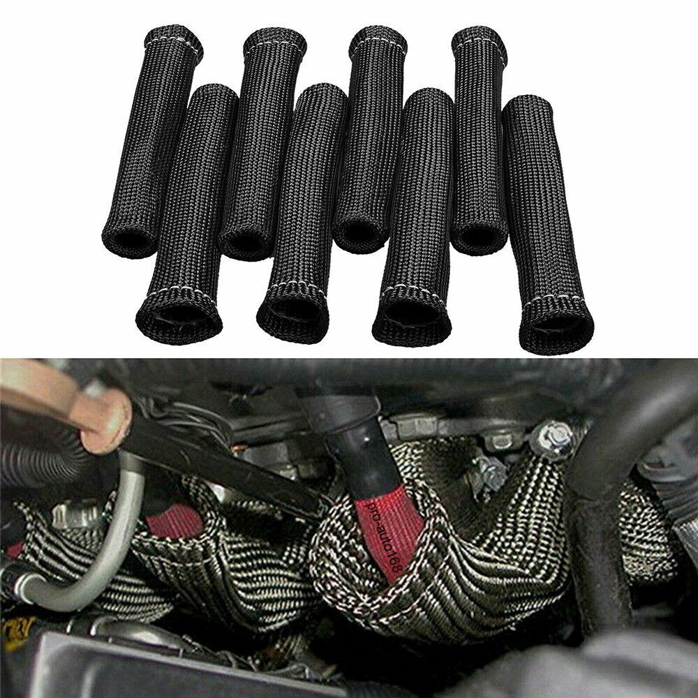 8-Piece Spark Plug Wire Heat Insulation Boots Heat Insulation Covers SBC BBC