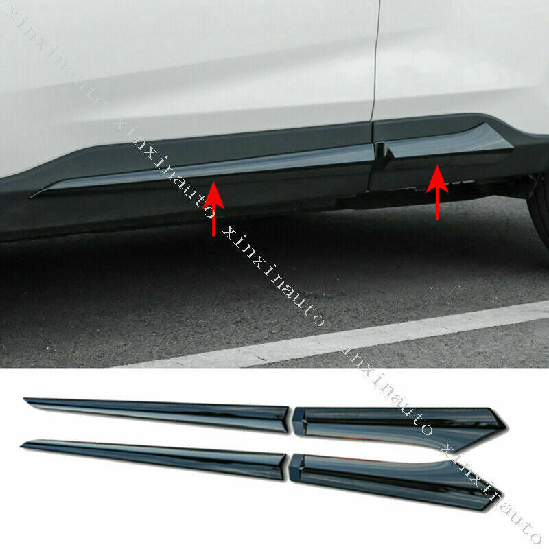 for Toyota Rav4 2019-24 ABS Glossy Black Side Door Body Molding Cover decor Trim