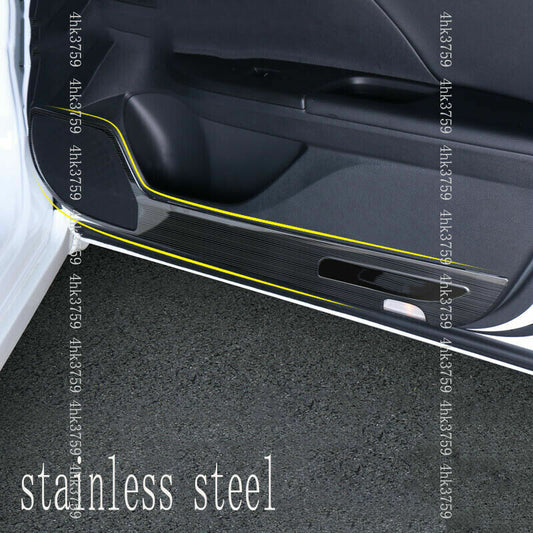 4P for Honda Accord 2014-2017 Black Titanium Door Anti-Kick Pad Guard Trim Cover
