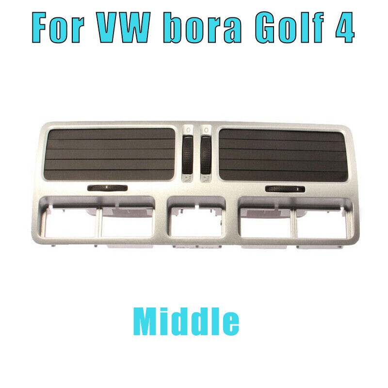 Middle silver instrument air outlet central air conditioner for VW for bora for Golf 4