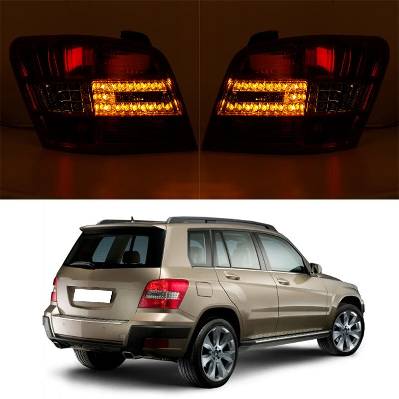 The right rear taillight applies to for Mercedes-Benz W204, GLK200, GLK260, and GLK300 models from 2013 to 2015.