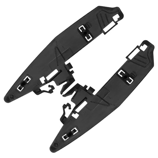 2x Front Bumper Upper Bracket Black For X3 G08 2018-21 DriverPassenger Side