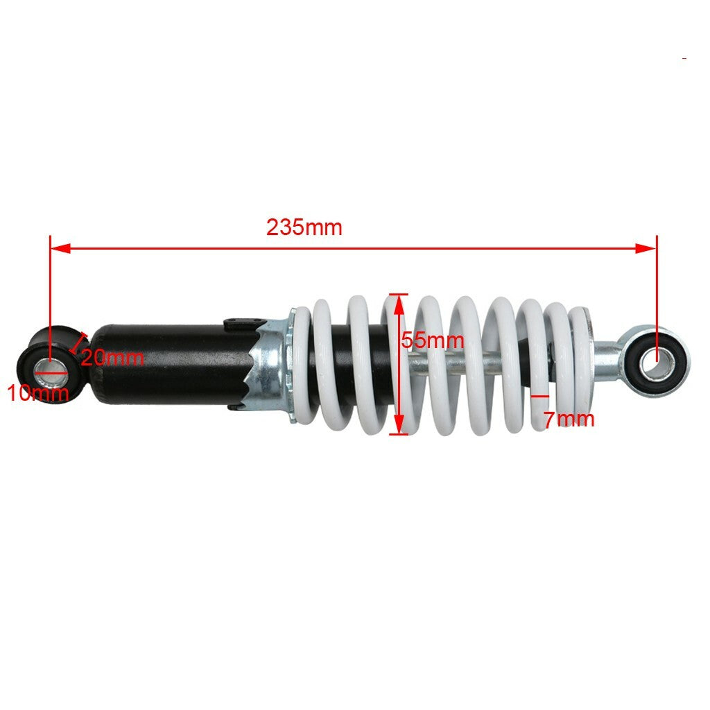 235mm rear shock absorber suitable for four-wheel ATV go-karts and for mini off-road bikes.