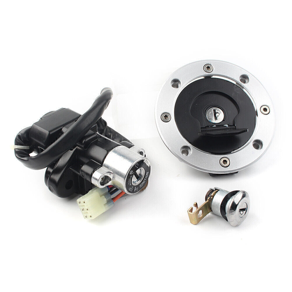 for Suzuki TL1000R GSF1200 GS500 Fuel Gas Tank Cap Ignition Switch Lock Key Set