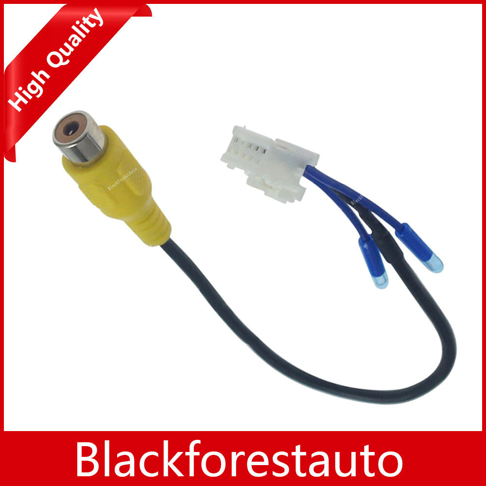 10 Pins RCA Rear View Backup Camera Cable Adaptor For Car Stereo Radio DVD