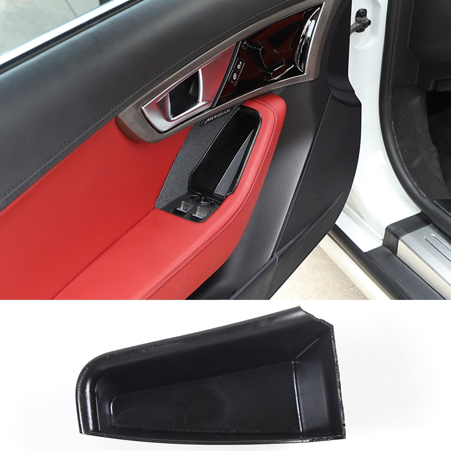 Silver engine start/stop button cover trim for Discovery 4 LR4 10-16 RR Sport
