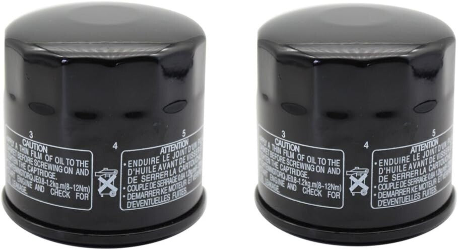 2xOil Filters for SUZUKI DL650 V-STROM 2004-2012 / DL650A V-STROM 2007-2015