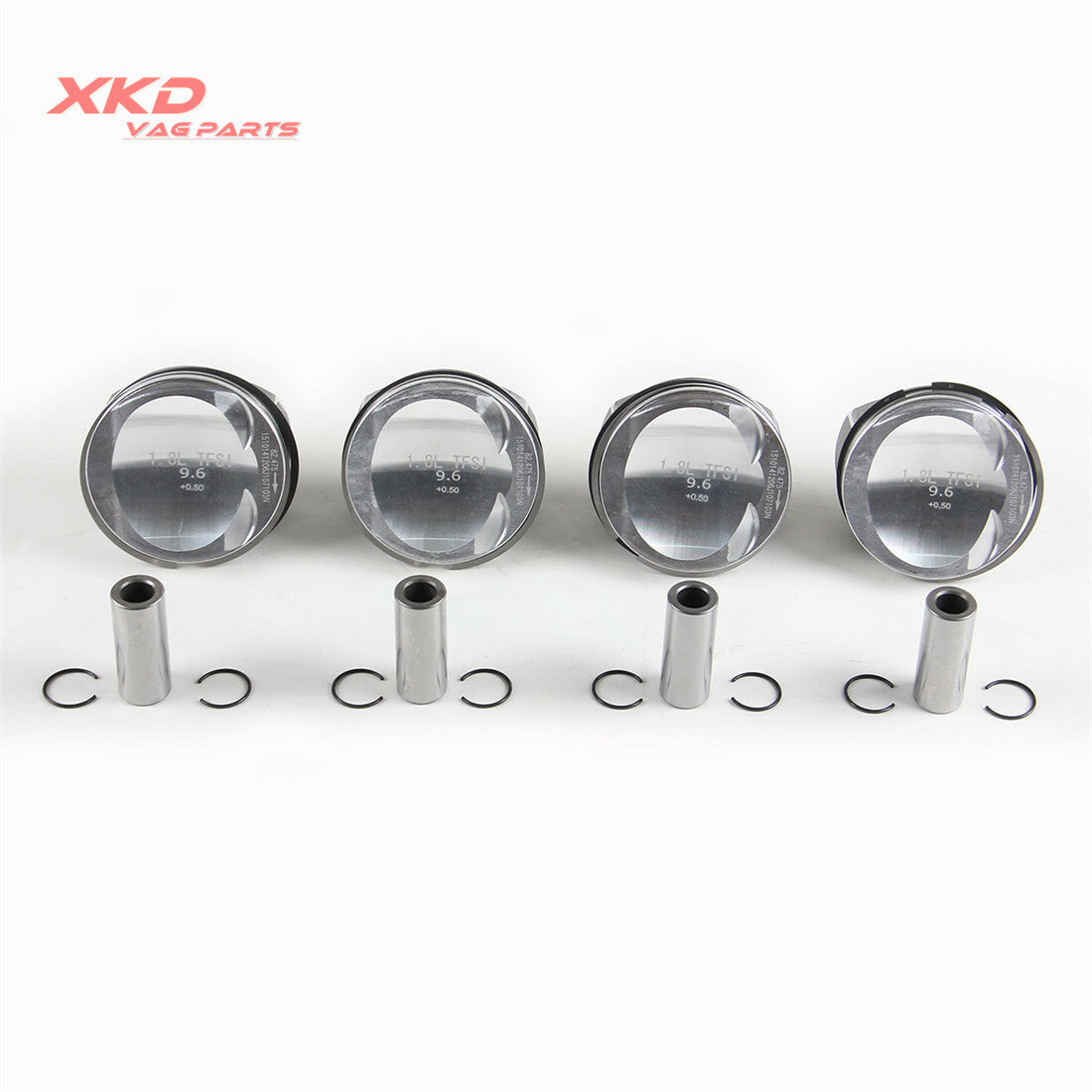 1.8T PistonRing Assembly Oversize +0.5mm 21mm Kit Fit for VW for Passat for Audi A3