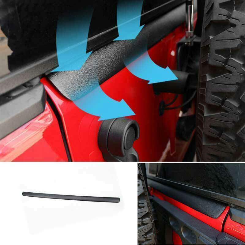 Matte Black Rear Trunk Tailgate Moulding Trim Cover for Jeep for Wrangler JK 2007-17