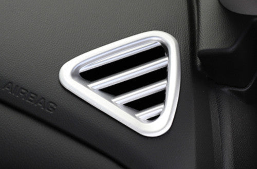 for Chevy Equinox 2018-2021 Silver Dashboard Upper Air Outlet Vent Cover Trim 2X